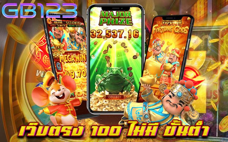 เว็บตรง 100 ไม่มี ขั้นต่ำ
